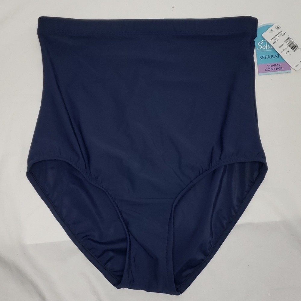 Island Escape High Waist Control Top Bikini Bottom